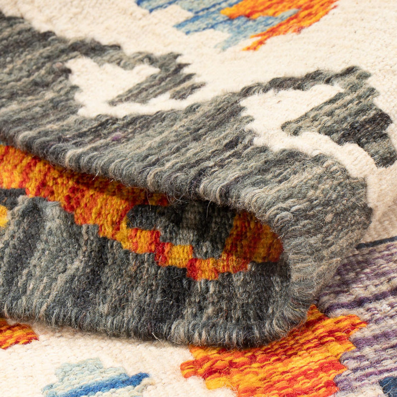 Runner Kelim Carpet - Splash - 299 x 86 cm - flerfärgad