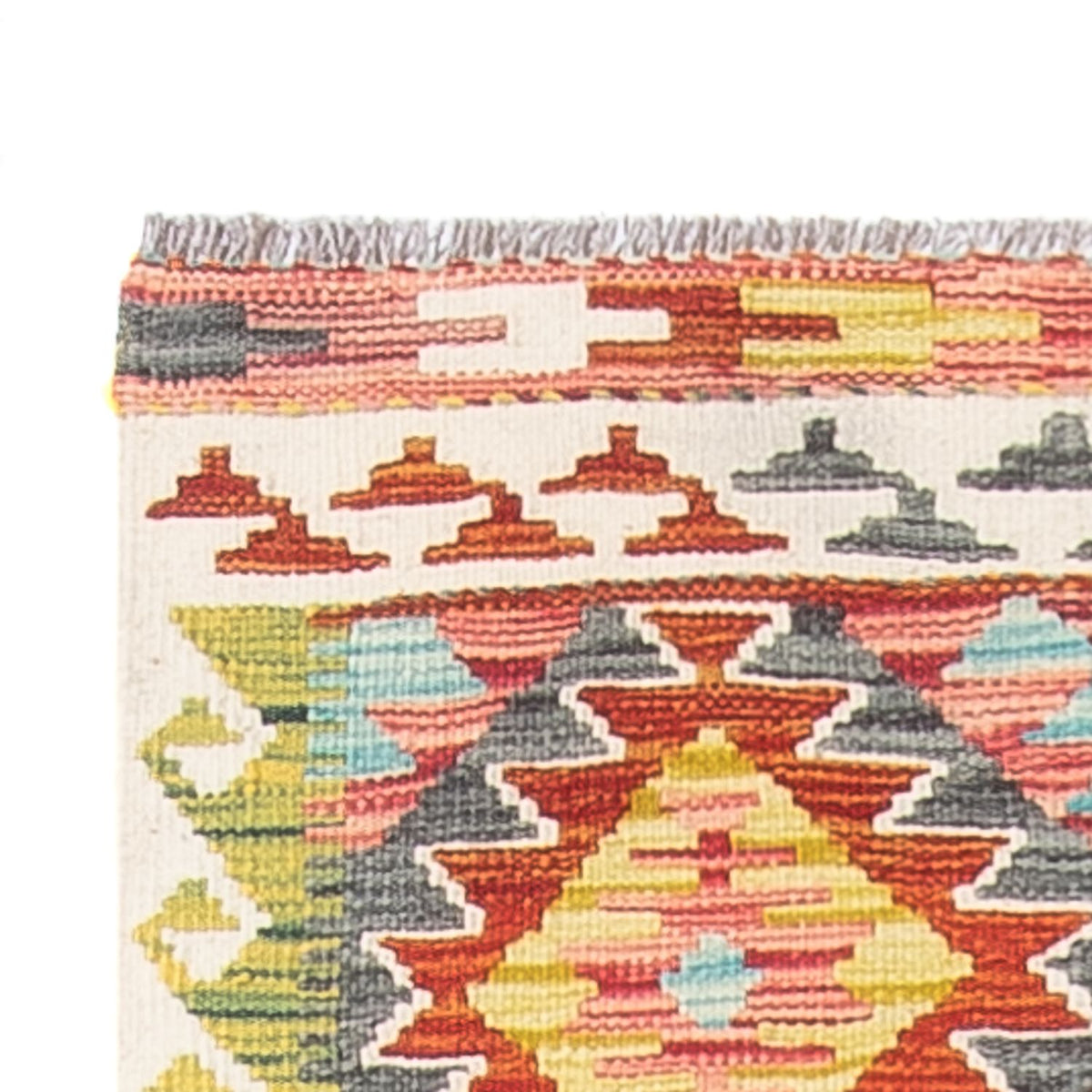 Runner Kelim Carpet - Splash - 286 x 78 cm - flerfärgad