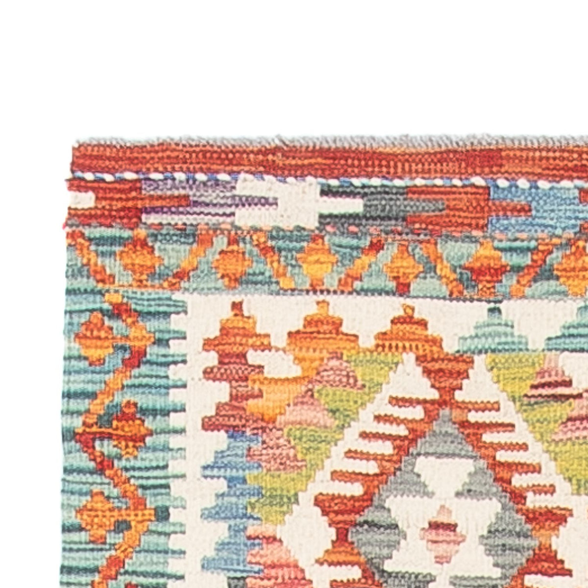 Runner Kelim Carpet - Splash - 297 x 80 cm - flerfärgad