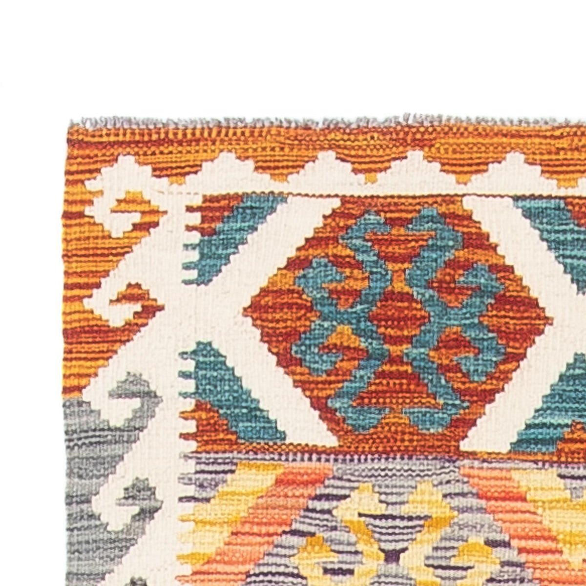 Runner Kelim Carpet - Splash - 294 x 82 cm - flerfärgad