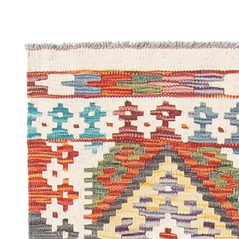 Runner Kelim Carpet - Splash - 255 x 74 cm - flerfärgad