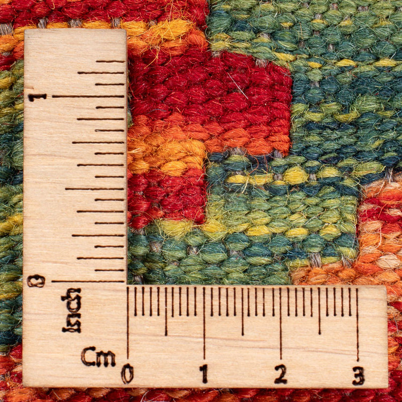 Runner Kelim Carpet - Splash - 255 x 74 cm - flerfärgad