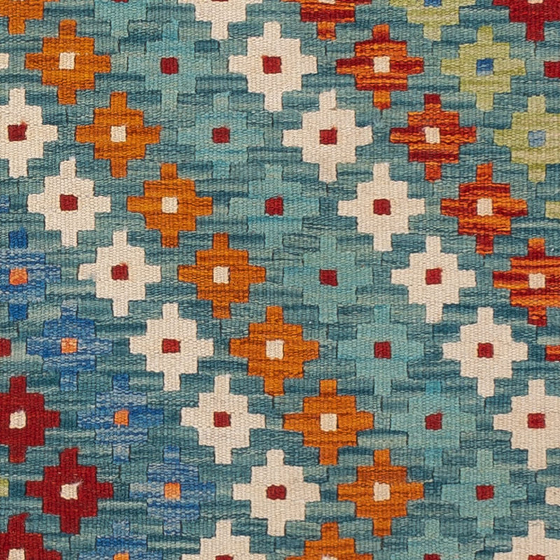 Kelim Carpet - Splash - 90 x 88 cm - flerfärgad