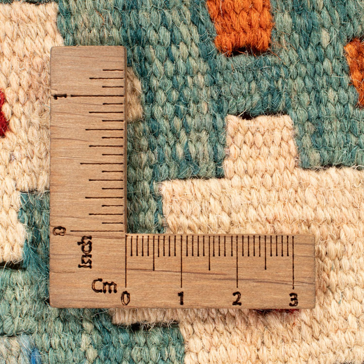 Kelim Carpet - Splash - 90 x 88 cm - flerfärgad