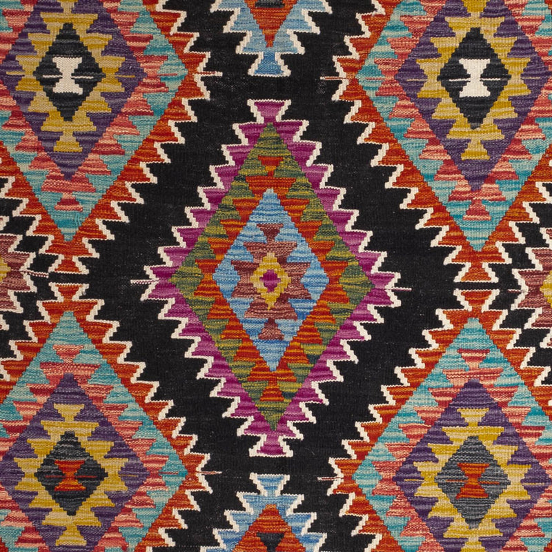 Kelim Carpet - Splash - 244 x 178 cm - flerfärgad