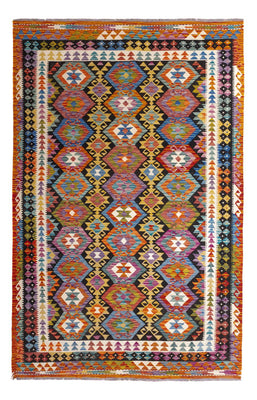 Kelim Carpet - Splash - 250 x 163 cm - flerfärgad