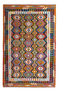 Kelim Carpet - Splash - 250 x 163 cm - flerfärgad