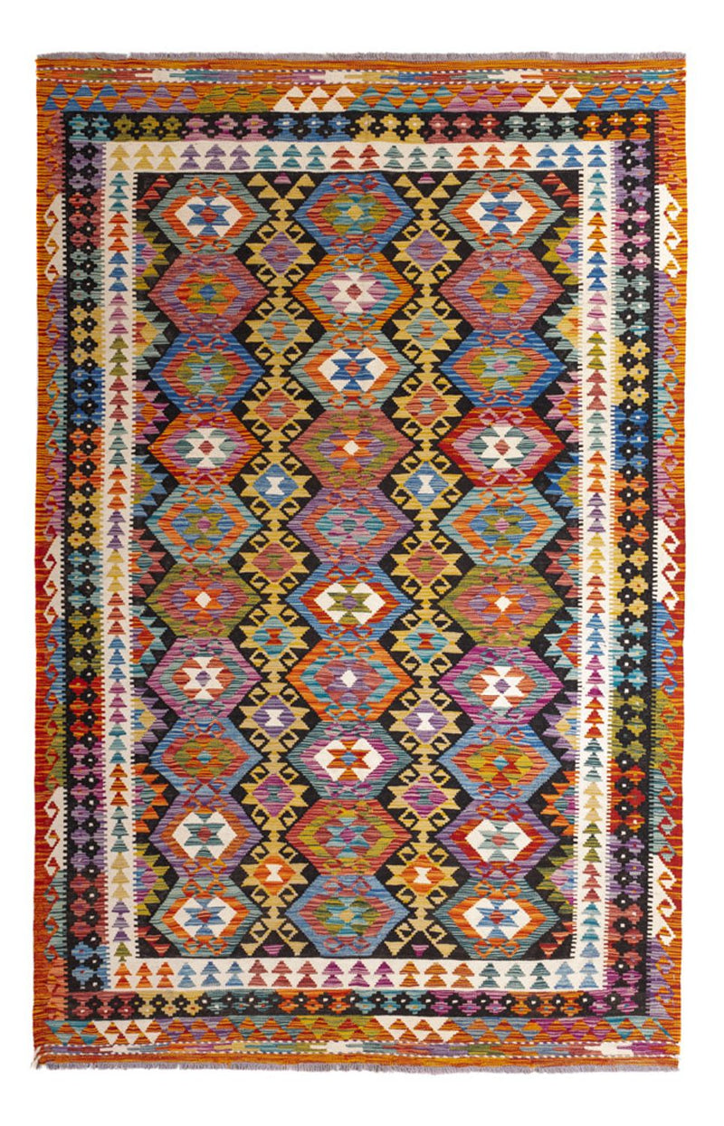 Kelim Carpet - Splash - 250 x 163 cm - flerfärgad