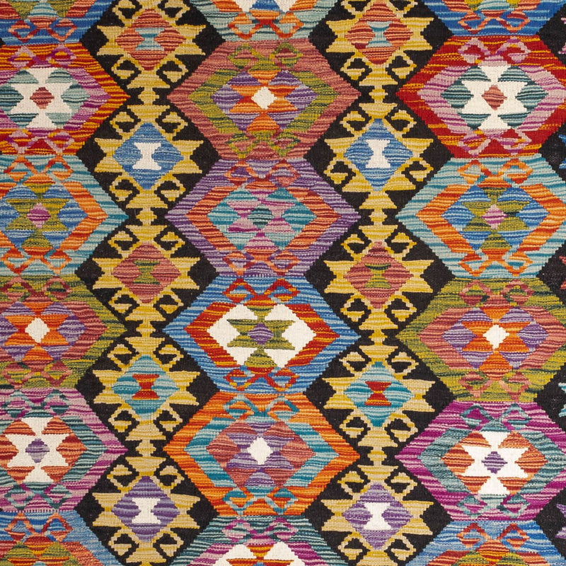 Kelim Carpet - Splash - 250 x 163 cm - flerfärgad