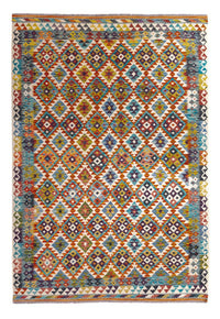 Kelim Carpet - Splash - 245 x 172 cm - flerfärgad