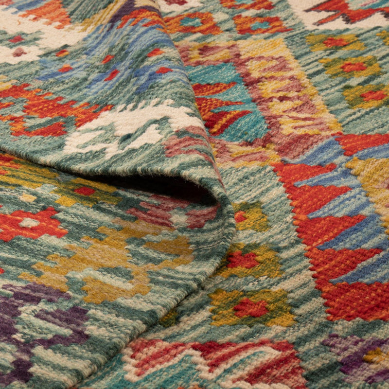 Kelim Carpet - Splash - 248 x 183 cm - flerfärgad