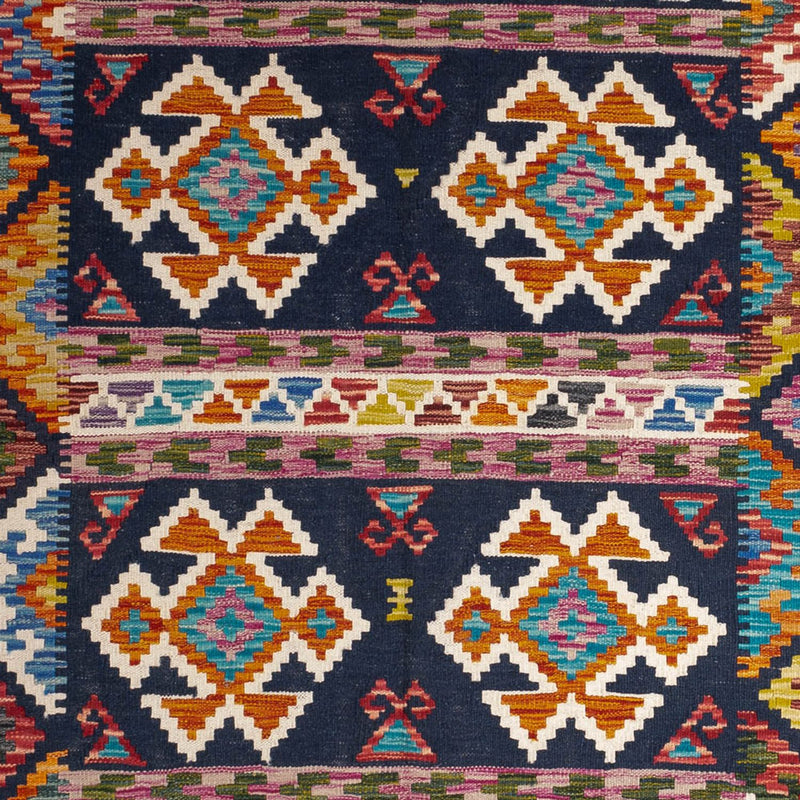 Kelim Carpet - Splash - 247 x 176 cm - flerfärgad