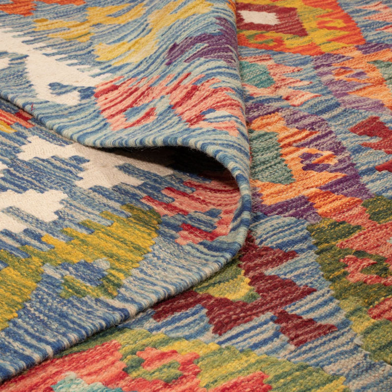 Kelim Carpet - Splash - 241 x 175 cm - flerfärgad