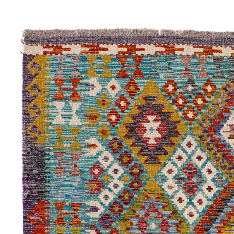 Kelim Carpet - Splash - 247 x 178 cm - flerfärgad