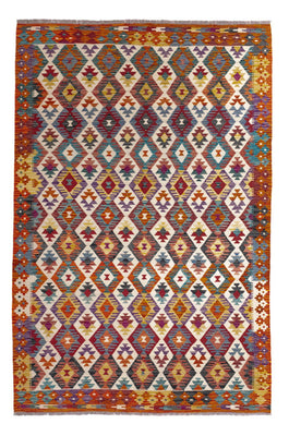 Kelim Carpet - Splash - 245 x 165 cm - flerfärgad