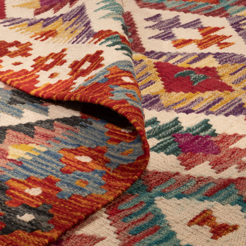 Kelim Carpet - Splash - 245 x 165 cm - flerfärgad