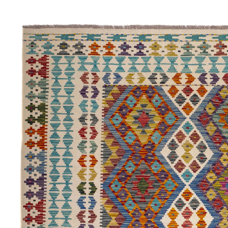 Kelim Carpet - Splash kvadrat  - 207 x 203 cm - flerfärgad