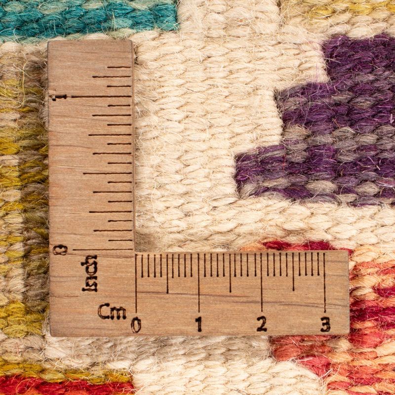 Kelim Carpet - Splash - 196 x 150 cm - flerfärgad