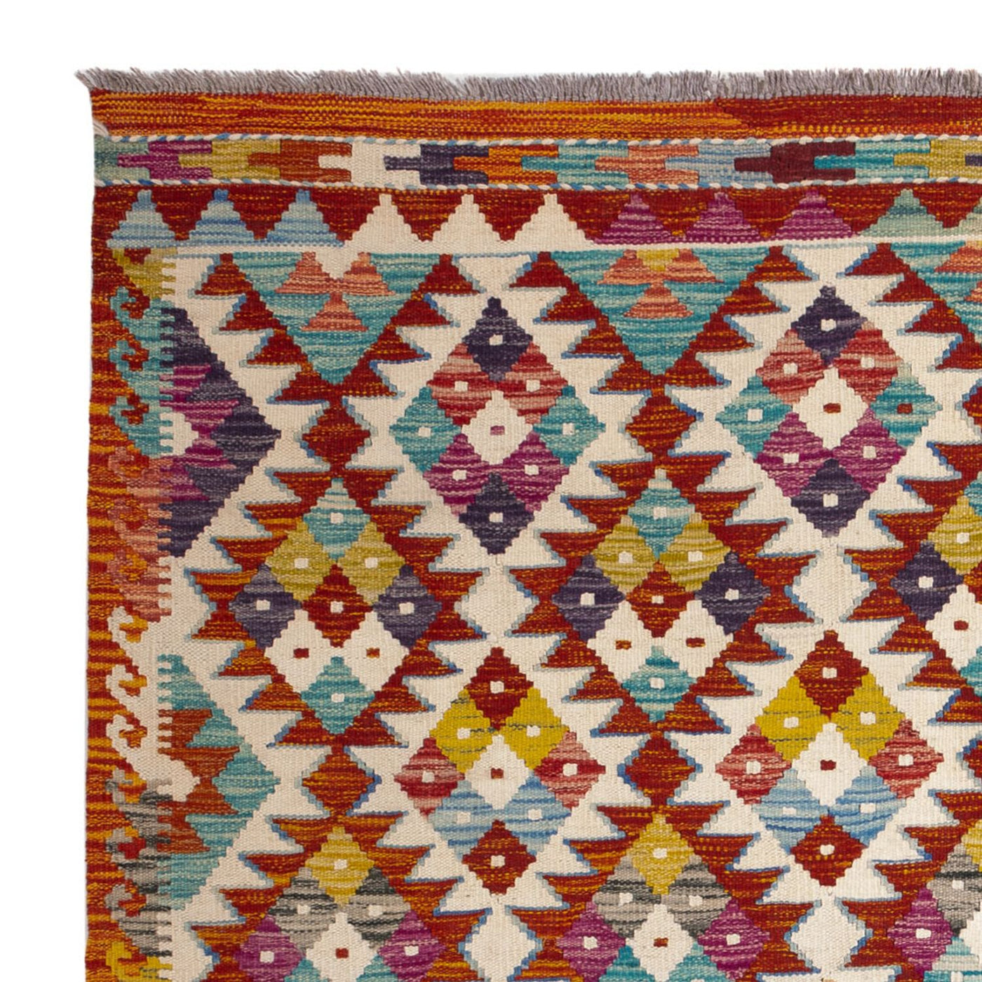 Kilim Maimana Mattan 152x152cm - Ullmatta