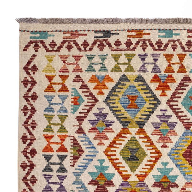 Kelim Carpet - Splash kvadrat  - 154 x 143 cm - flerfärgad