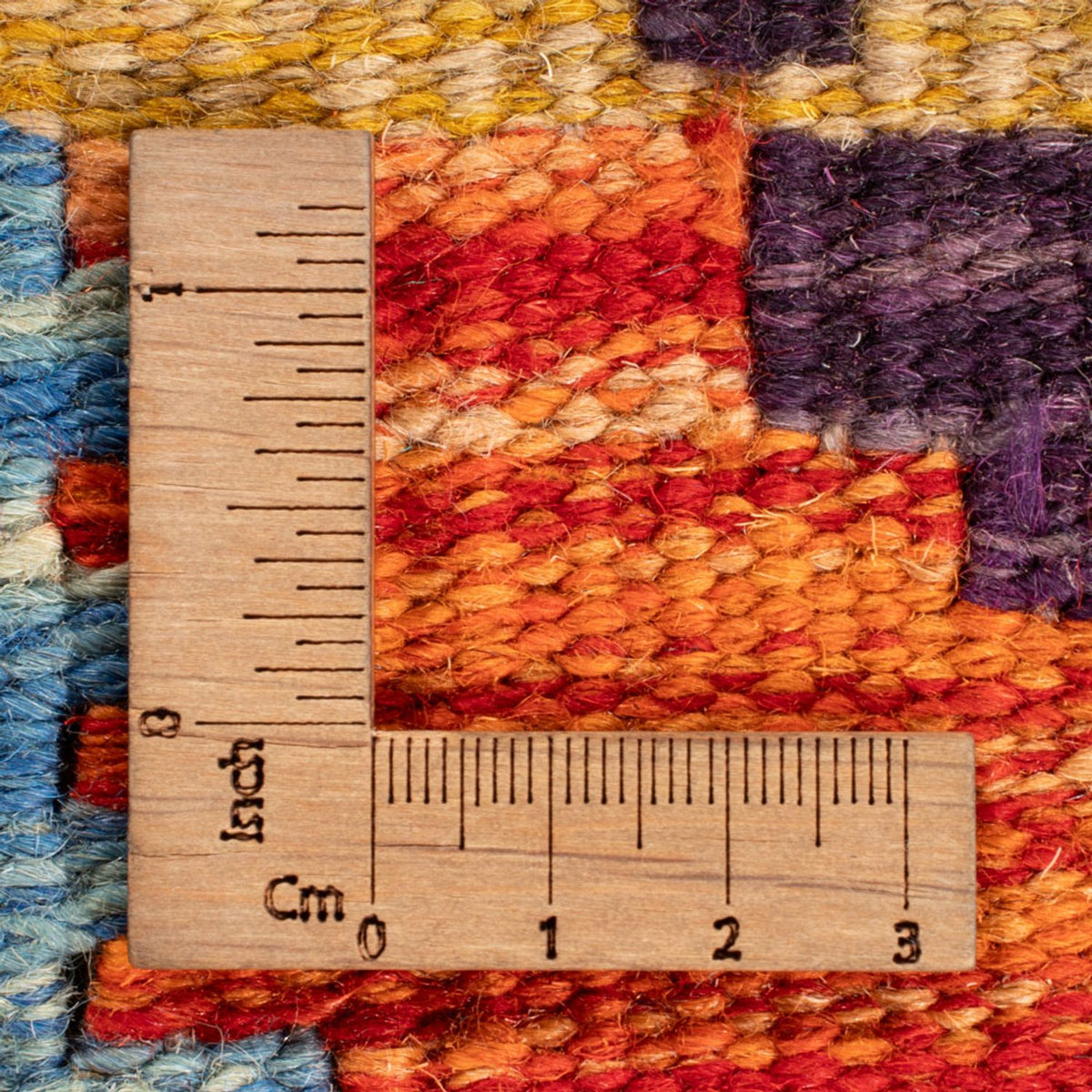 Kelim Carpet - Splash - 158 x 152 cm - flerfärgad