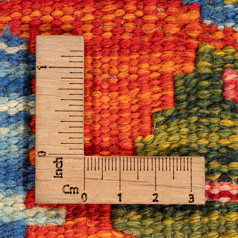 Kelim Carpet - Splash kvadrat  - 154 x 152 cm - flerfärgad