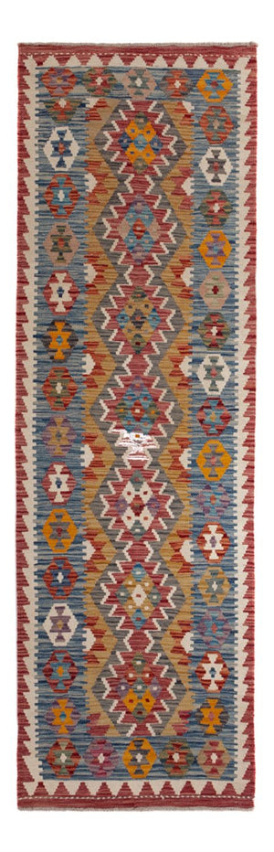 Runner Kelim Carpet - Splash - 243 x 79 cm - flerfärgad