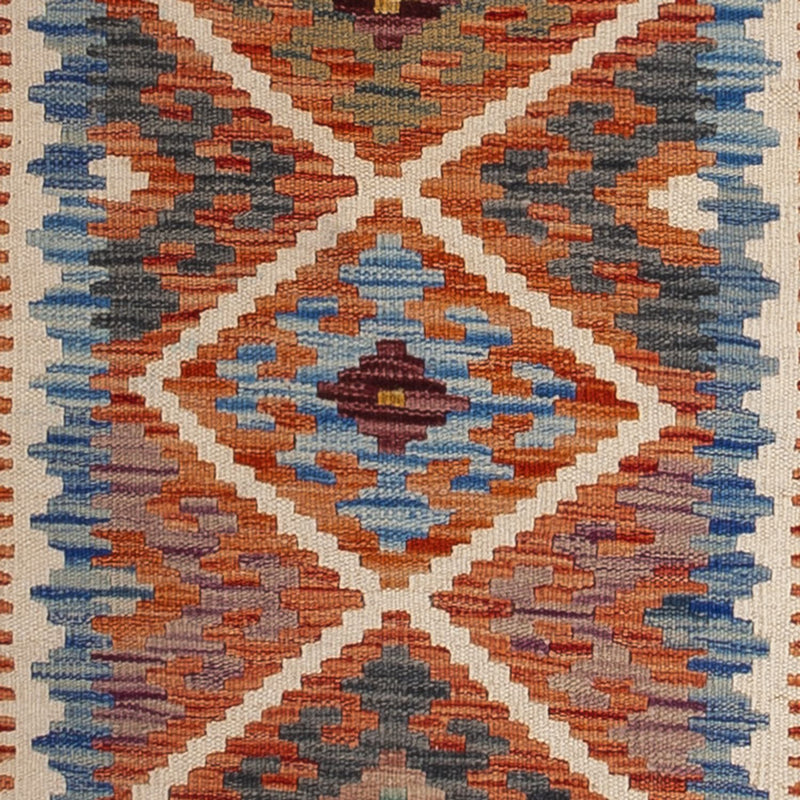 Runner Kelim Carpet - Splash - 246 x 76 cm - flerfärgad