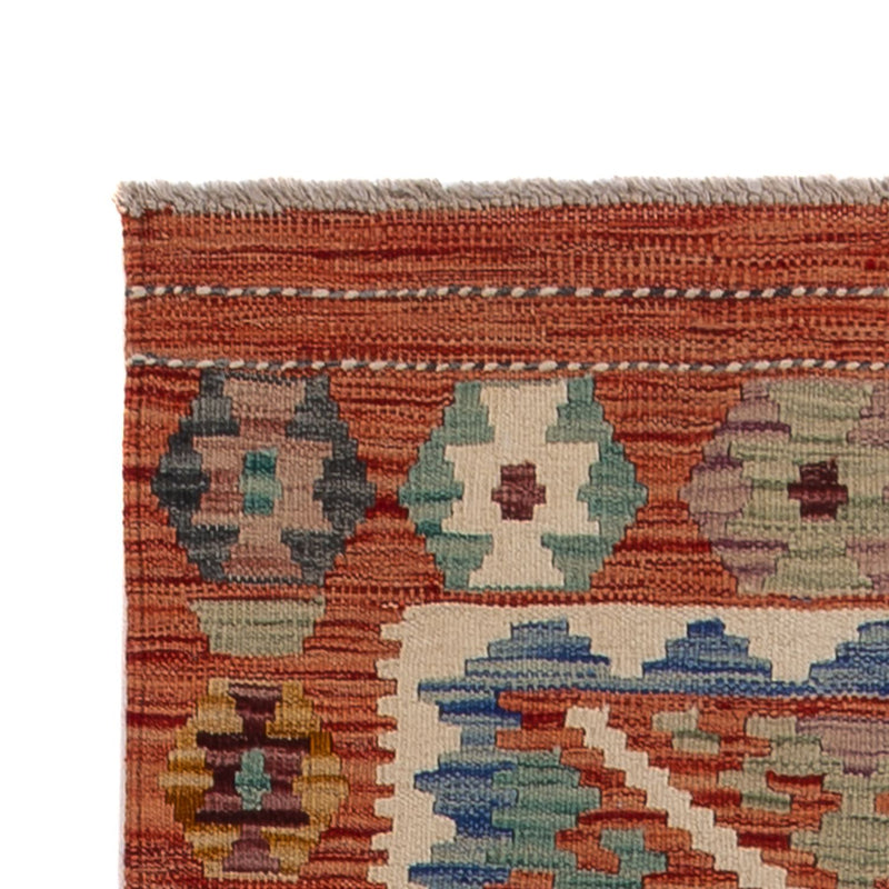 Runner Kelim Carpet - Splash - 246 x 76 cm - flerfärgad