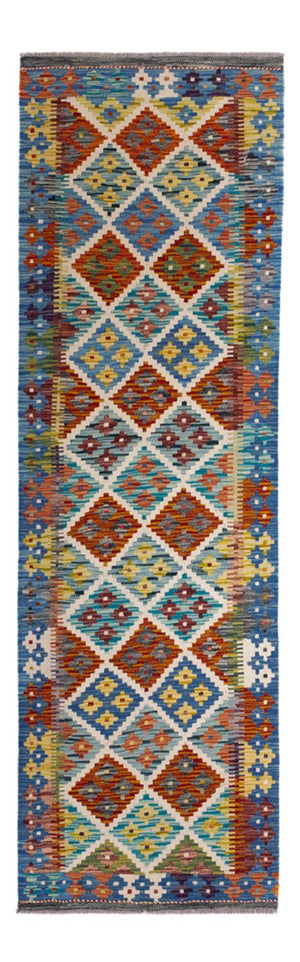 Runner Kelim Carpet - Splash - 239 x 79 cm - flerfärgad