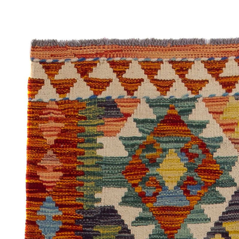 Runner Kelim Carpet - Splash - 202 x 86 cm - flerfärgad