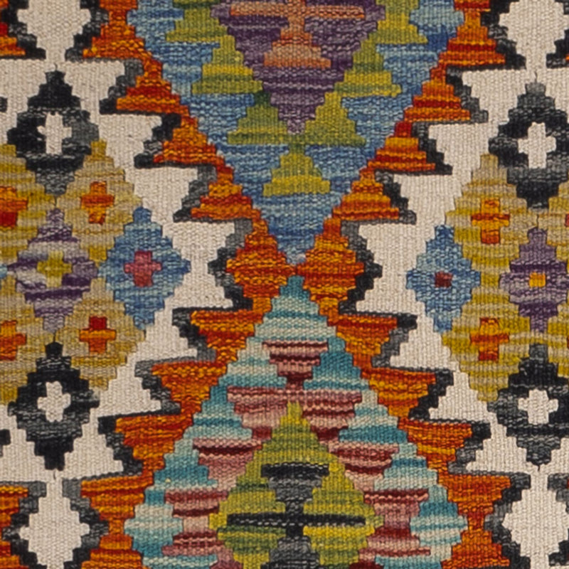 Runner Kelim Carpet - Splash - 193 x 80 cm - flerfärgad