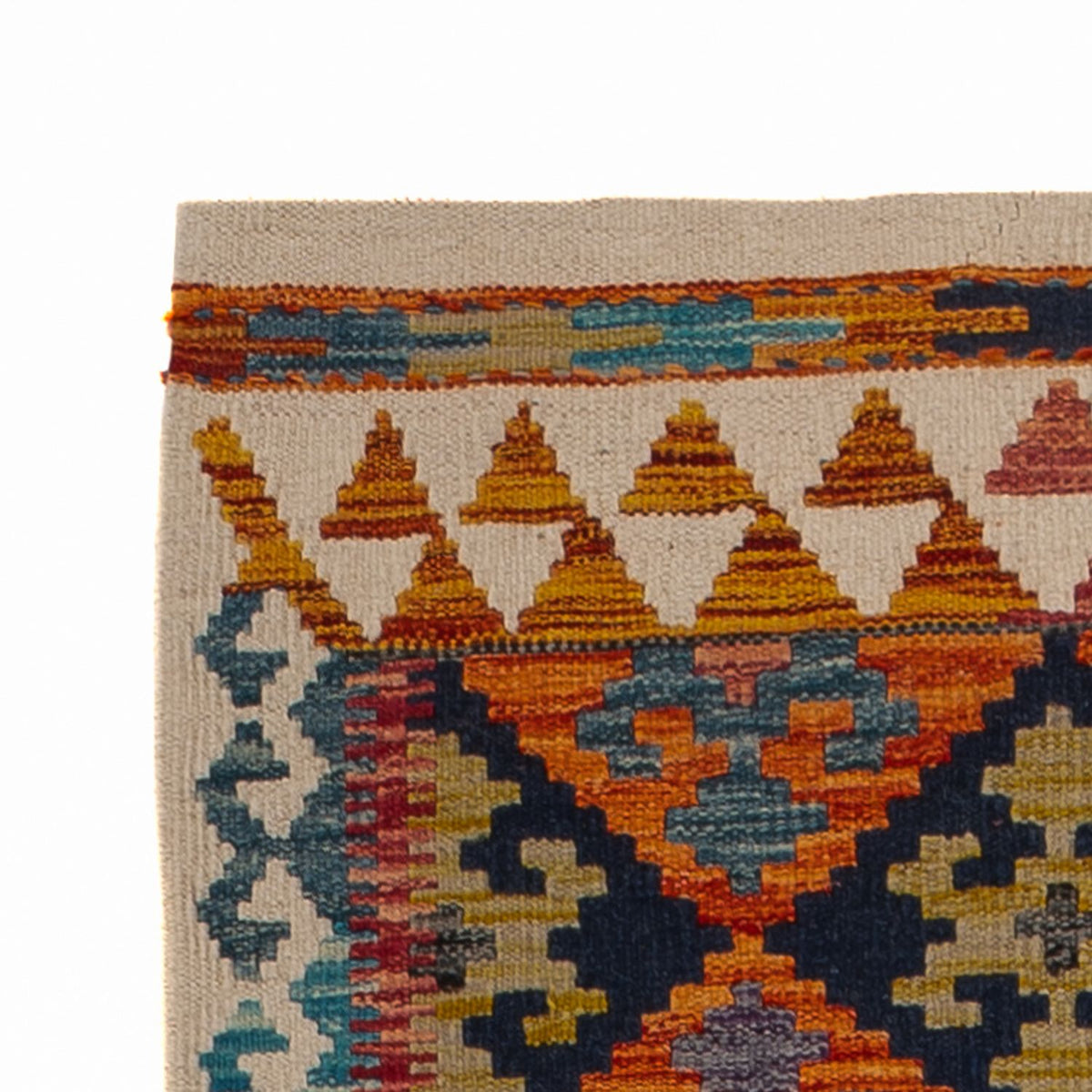 Runner Kelim Carpet - Splash - 199 x 76 cm - flerfärgad