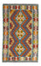 Kelim Carpet - Splash - 123 x 79 cm - flerfärgad
