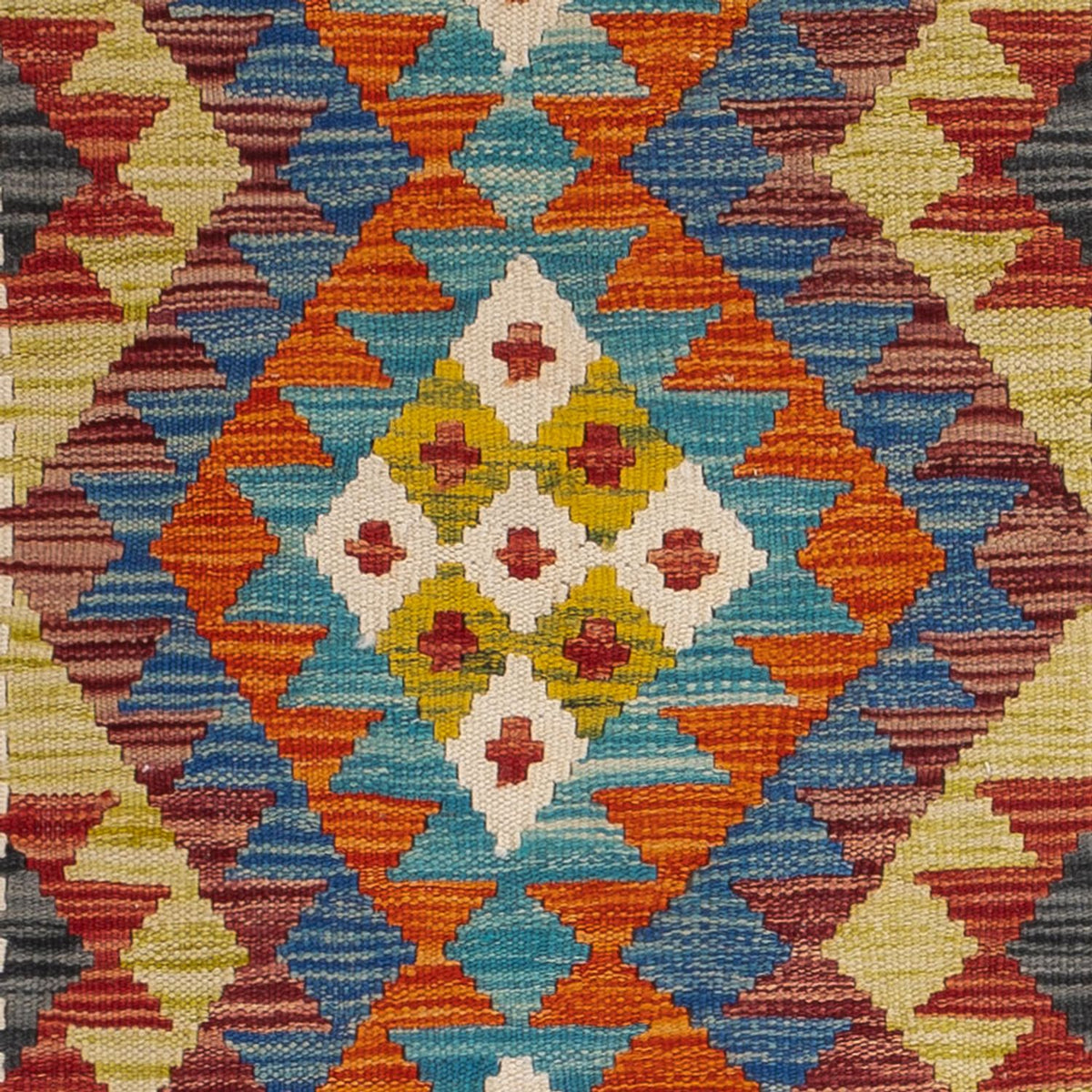 Kelim Carpet - Splash - 123 x 79 cm - flerfärgad