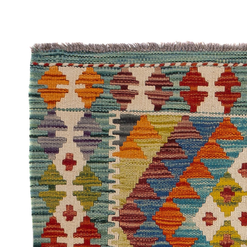 Kelim Carpet - Splash - 123 x 79 cm - flerfärgad