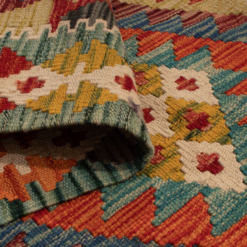 Kelim Carpet - Splash - 123 x 79 cm - flerfärgad