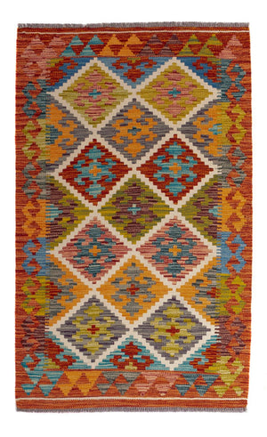 Kelim Carpet - Splash - 127 x 82 cm - flerfärgad