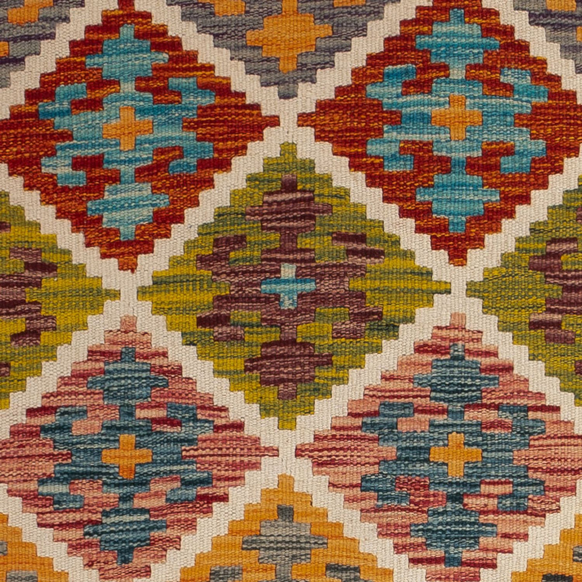 Kelim Carpet - Splash - 127 x 82 cm - flerfärgad