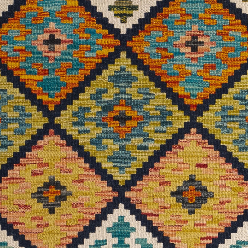 Kelim Carpet - Splash - 119 x 83 cm - flerfärgad