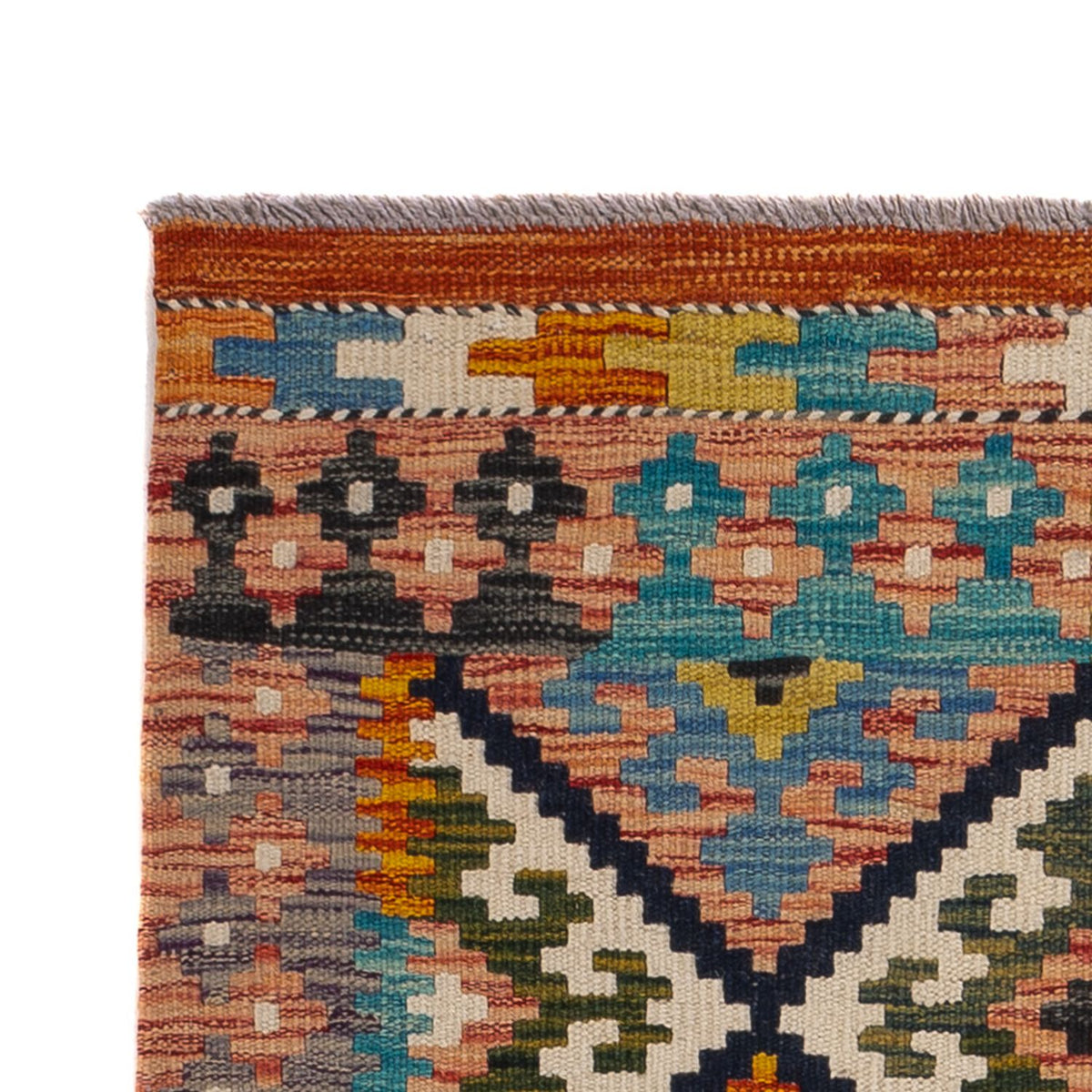 Kelim Carpet - Splash - 119 x 83 cm - flerfärgad