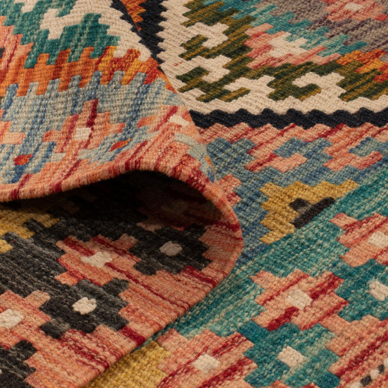 Kelim Carpet - Splash - 119 x 83 cm - flerfärgad