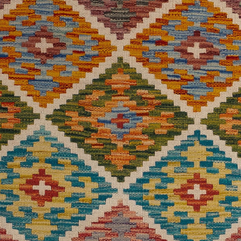 Kelim Carpet - Splash - 125 x 86 cm - flerfärgad