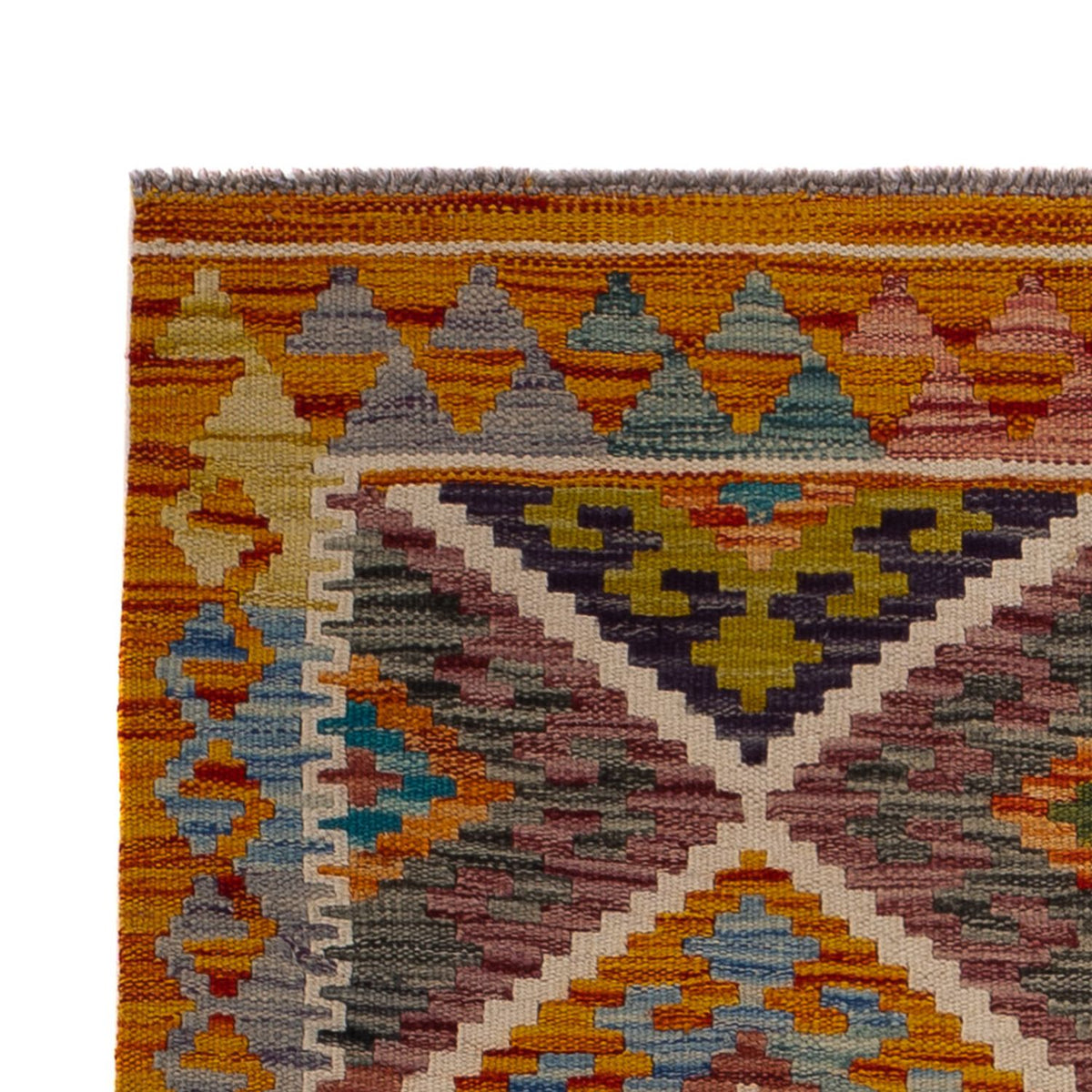 Kelim Carpet - Splash - 125 x 86 cm - flerfärgad