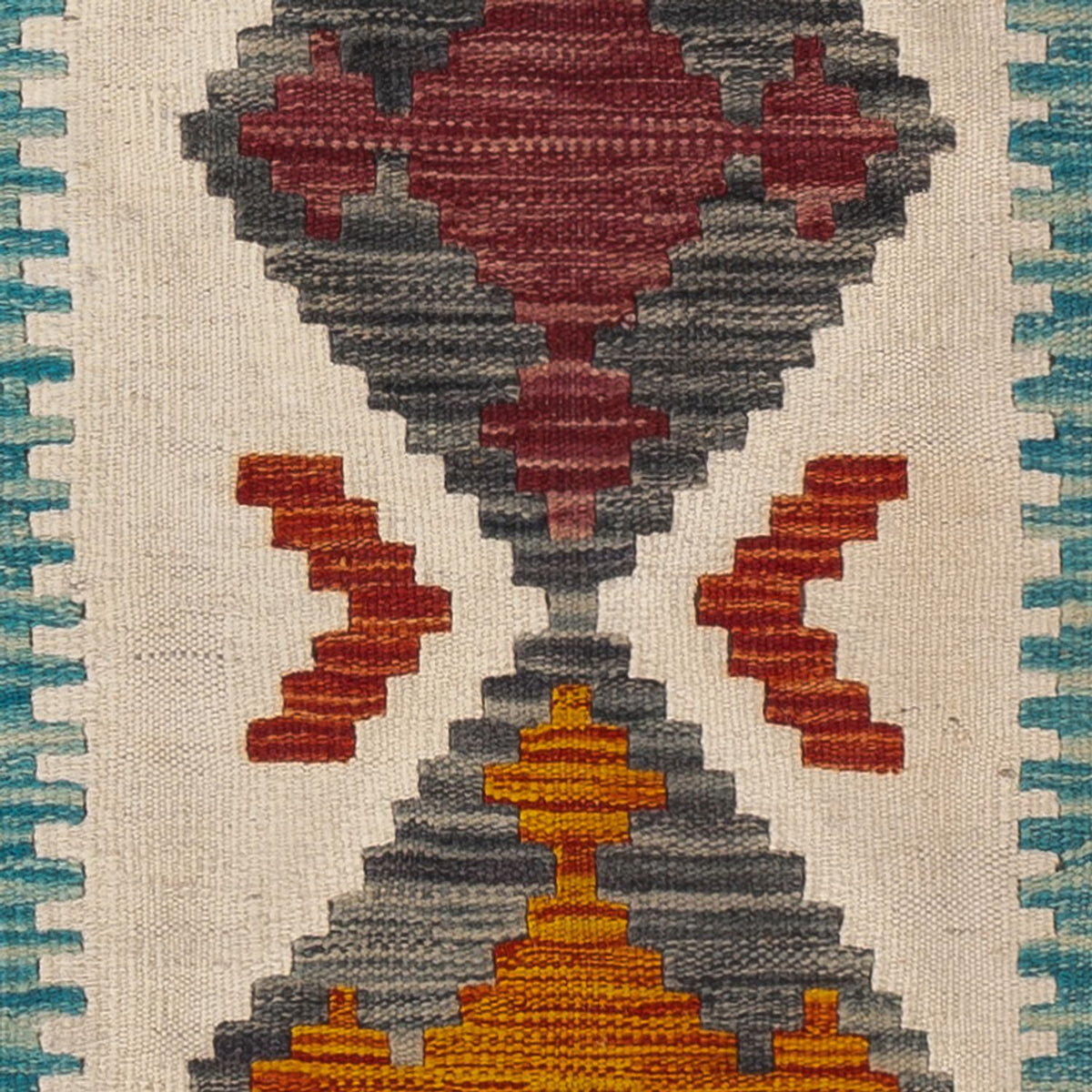 Kelim Carpet - Splash - 130 x 86 cm - flerfärgad