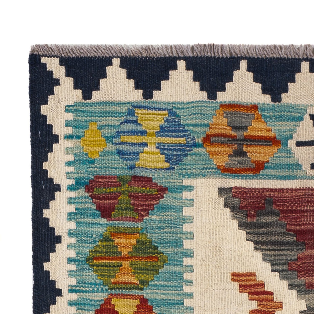 Kelim Carpet - Splash - 130 x 86 cm - flerfärgad