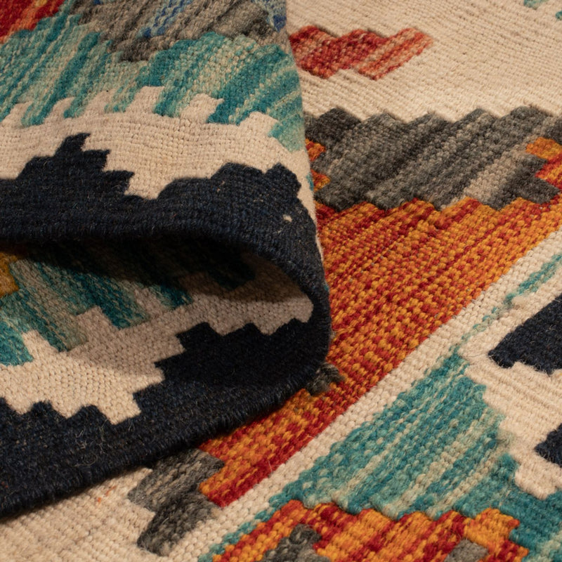 Kelim Carpet - Splash - 130 x 86 cm - flerfärgad