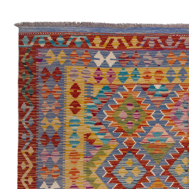 Kelim Carpet - Splash - 204 x 148 cm - flerfärgad