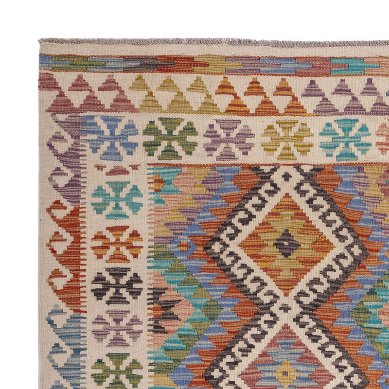 Kelim Carpet - Splash - 197 x 156 cm - flerfärgad