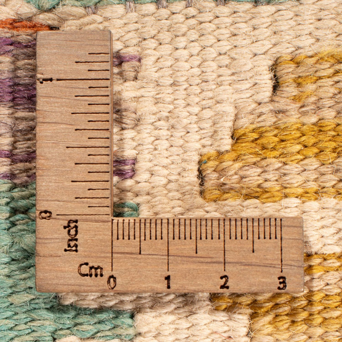 Kelim Carpet - Splash - 197 x 156 cm - flerfärgad